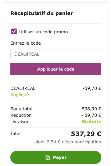 Ou mettre un code promo sur ManoMano